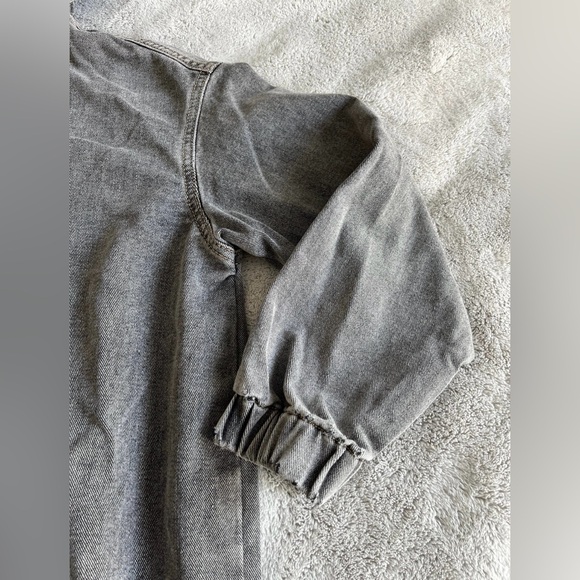Grey Denim Shein Hoodie Women’s Size XS - Picture 9 of 10